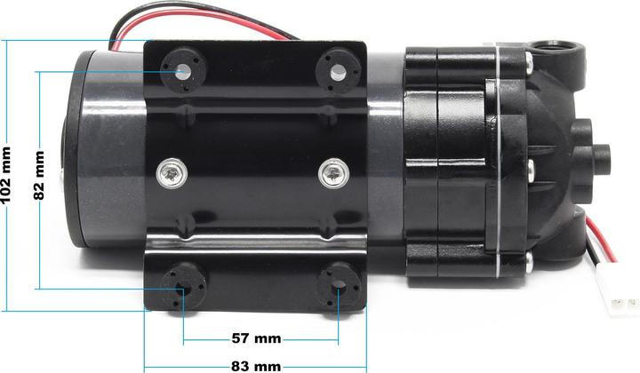 Actual product image Naturewater Booster Pump with 600 GPD (2300 l/day) 108W for Reverse Osmosis Systems (Booster pump)