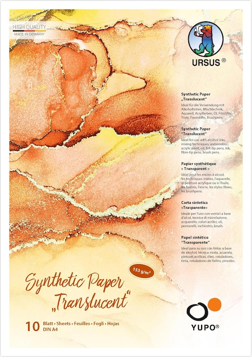 Ursus Painting pad Yupo A4, 10 sheets (A4)