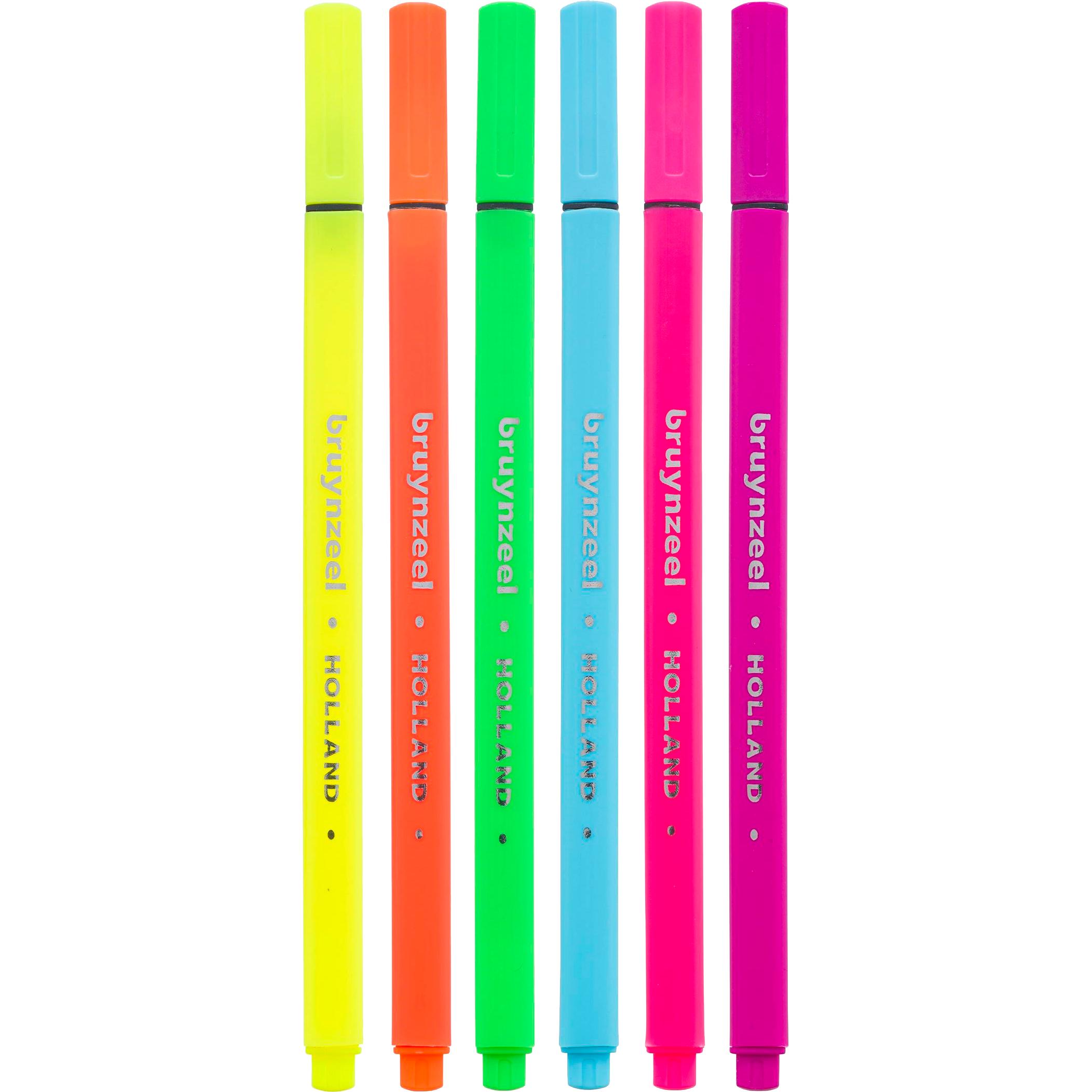 Thumbnail - Bruynzeel, Malstifte, Fineliner Set 6 Farben Neon (Neon Colours, 6 x)