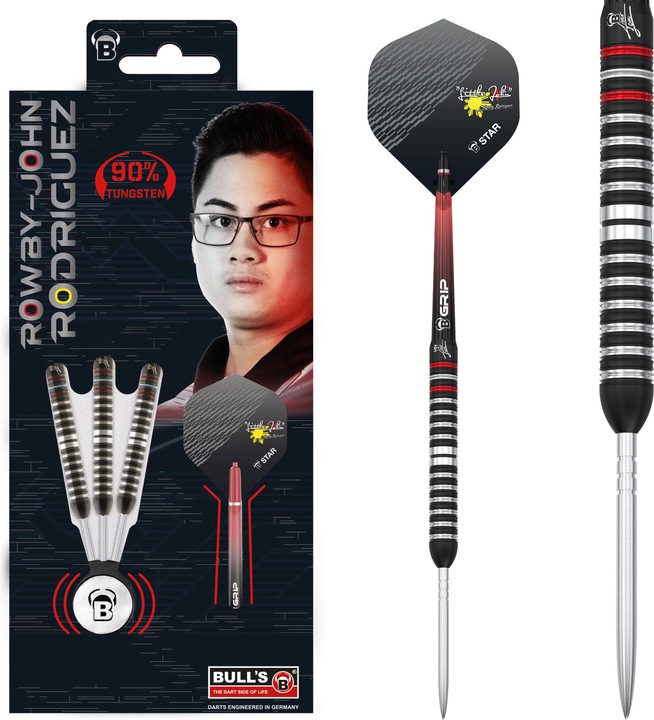 Actual product image Bull's Rowby John Rodriguez Steel Dart (23 g)