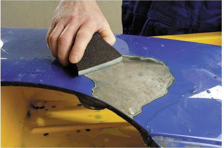 Actual product image kwb Abrasive sponge Coarse (60)