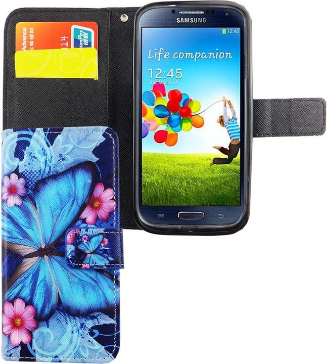 Produktbild König Design Schutz Handy Hülle für Samsung Galaxy S4 Case Cover Tasche Wallet Etui Bumper (Samsung Galaxy S4)