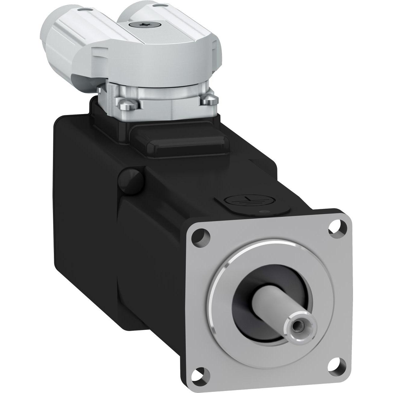 Schneider AC-Servo, SH3, 40 mm, 0,39 nm, glatte Welle IP54/IP65, Multiturn 16 P/U, 2x Y-TEC, Bremse SH30402P07
