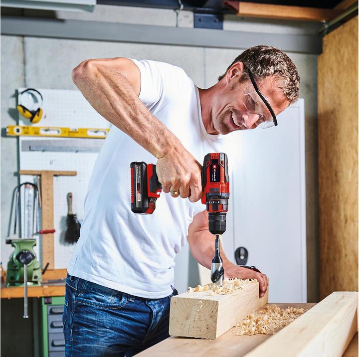 Image du produit Einhell Kit perceuse-visseuse sans fil TC-CD 18/35 Li + 39 (2x 2,0 Ah)