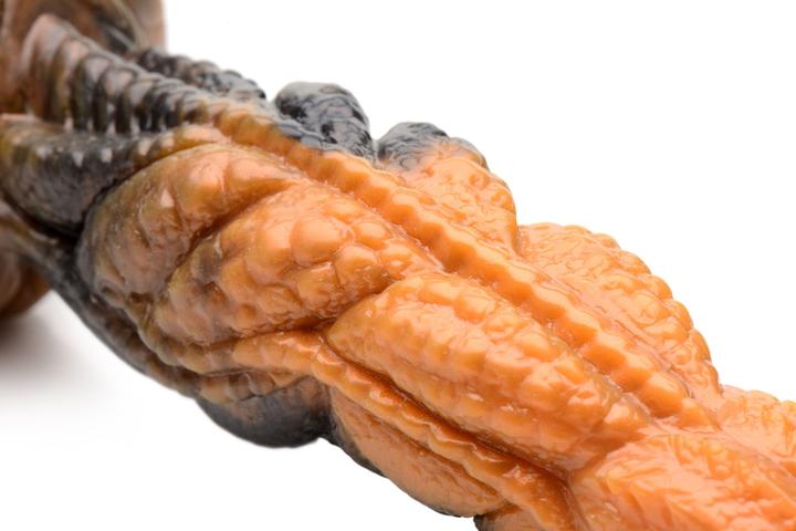 Actual product image Frisky Ravager Rippled Tentacle Silicone Dildo