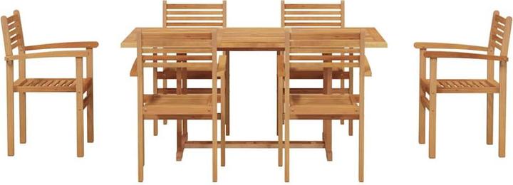 Image du produit vidaXL Set de table de jardin (150 x 90 x 75 cm)