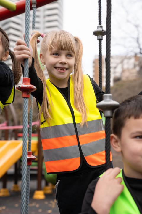 Image du produit Korntex T-shirt Hi-Vis Recycled Jaune - Gris, taille XXL (XXL)