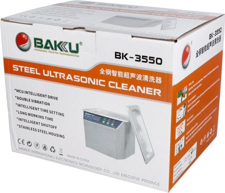 Produktbild Baku Consumables! Ultrasonic Cleaner 35W/50W BK-3550 Digital (40 kHz)