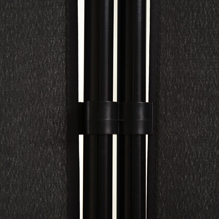 Produktbild Homcom Paravant Polyester, Metall Schwarz
