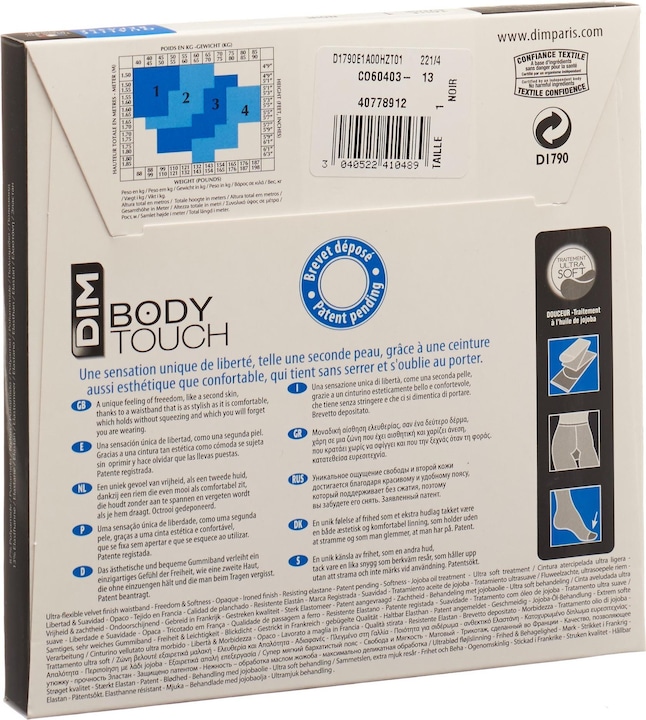 Produktbild DIM Body Touch (40 DEN, 34 - 36)