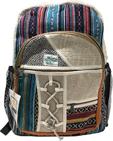 Actual product image Bekos Large Hemp Fibre Daypack Backpack
