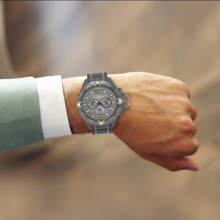 Produktbild Spears & Walker Quarzuhr Varus II Edelstahl Anthrazit - 34108 (Chronograph, 49 mm)