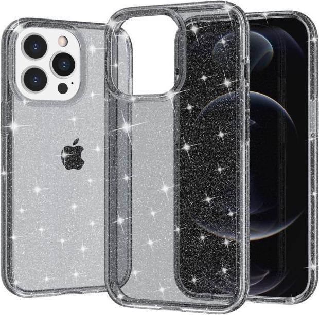 Actual product image MU Style Glittery Powder Soft TPU Series (Apple iPhone 15 Pro)