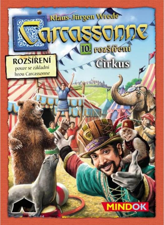 Produktbild Mindok Carcassonne: Zirkus (10. Erweiterung) (2 - 4 Spieler)