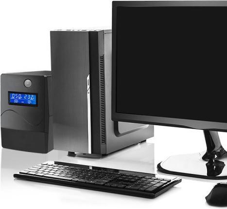 Produktbild Qoltec 53980 UPS Monolith 1000VA 600W (1 VA, 600 W, Line-Interaktiv USV)