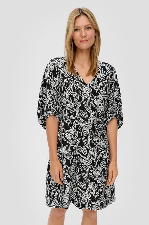 Image du produit s.Oliver Kleid Kurzes Kleid mit V-Ausschnitt (42)