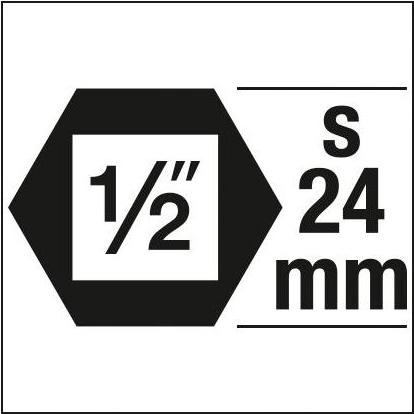 Produktbild HAZET Schlag-, Maschinenschrauber Steckschlüsseleinsatz ∙ Doppelsechskant 900SZ6/11 ∙ Vierkant12,5 … (19 mm, 32 mm, 27 mm, 24 mm, 36 mm, 22 mm, 21 mm, 30 mm)
