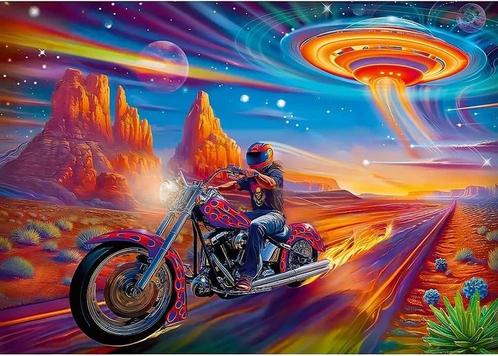 Immagine prodotto Trefl Puzzle 1000 – Dreamscapes - Motorrad (1000 pezzi)
