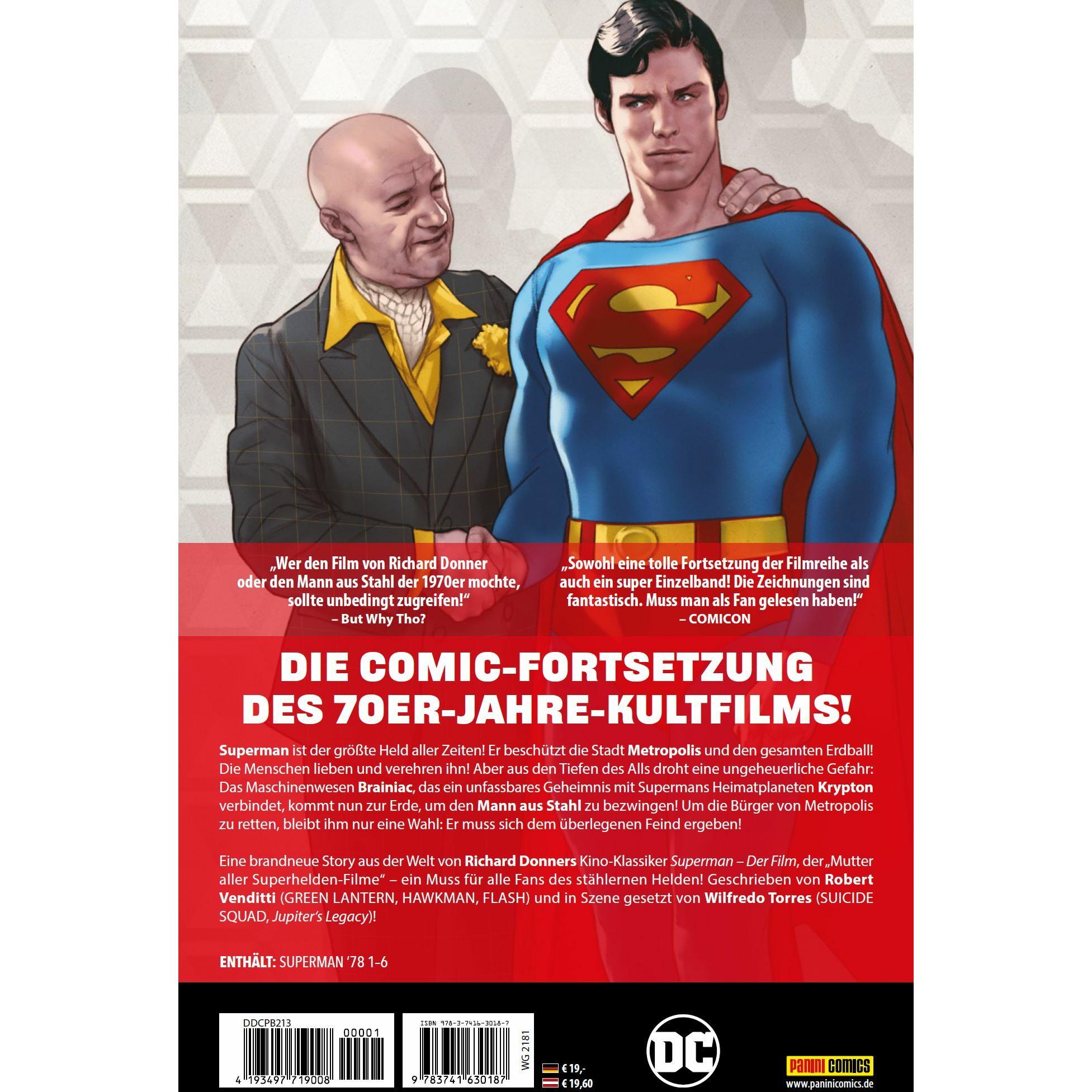 Thumbnail - Superman '78, Belletristik von Wilfredo Torres, Robert Venditti, Christian Heiss