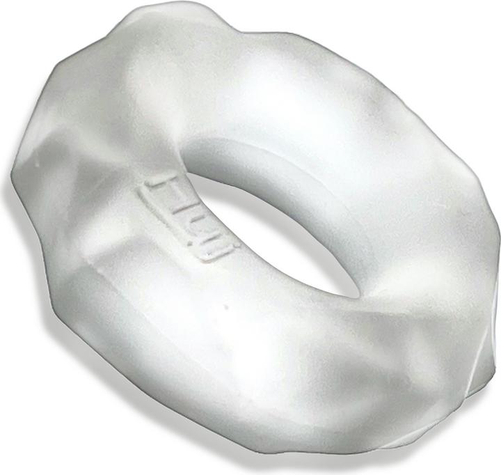 Actual product image Hünkyjunk Fractal - Tactile Cockring - Clear Ice (5 cm)