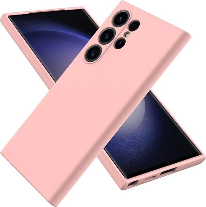 Produktbild Cover-Discount Silikon Gummi Hülle rosa (Samsung Galaxy S24 Ultra)