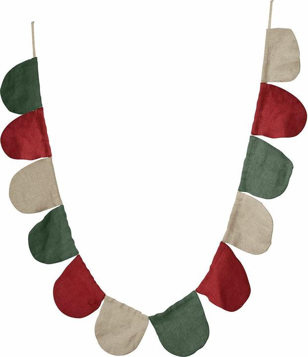 Loberon Wimpelgirlande Eirun rot/grün