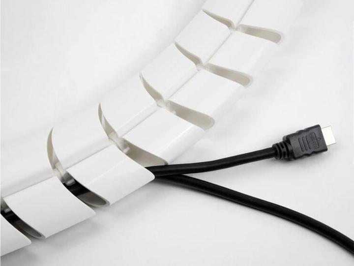 Actual product image Delock Cable duct height adjustable 0.74 m x 75 mm White (Duct, 74 cm)
