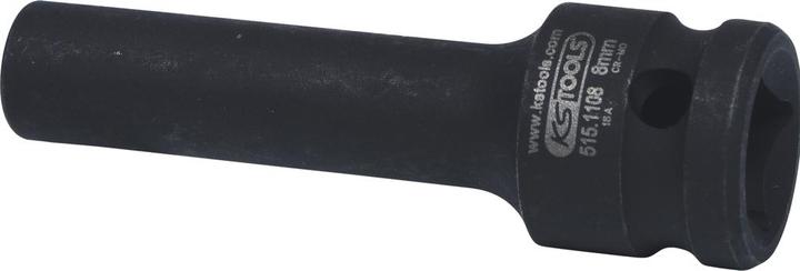 Produktbild KS Tools Werkzeuge-Maschinen GmbH 1/2"" Sechskant-Kraft-Stecknuss, lang, 12mm, auf Hänger