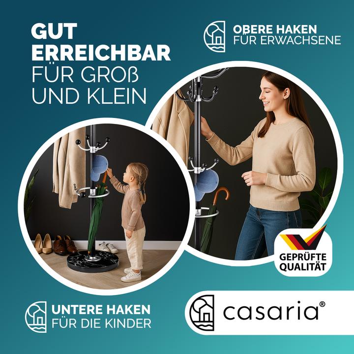Actual product image Casaria Coat rack