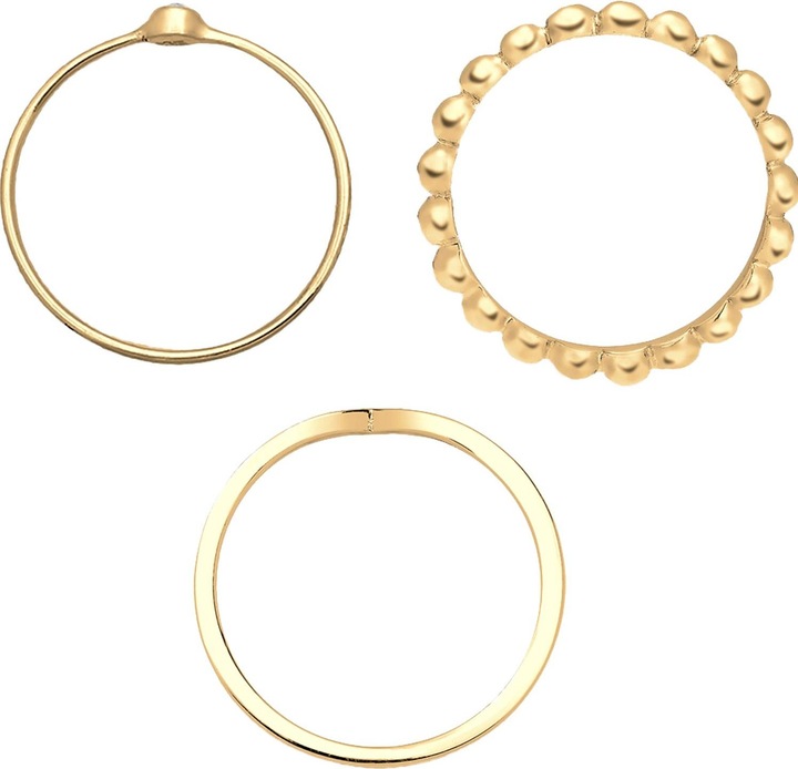 Produktbild Elli Ring Set, Solitär-Ring (56, 925 Silber)