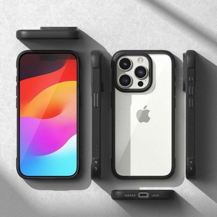 Produktbild Ringke iPhone 15 Pro Case Fusion Bold Clear/ Black (Apple iPhone 15 Pro)