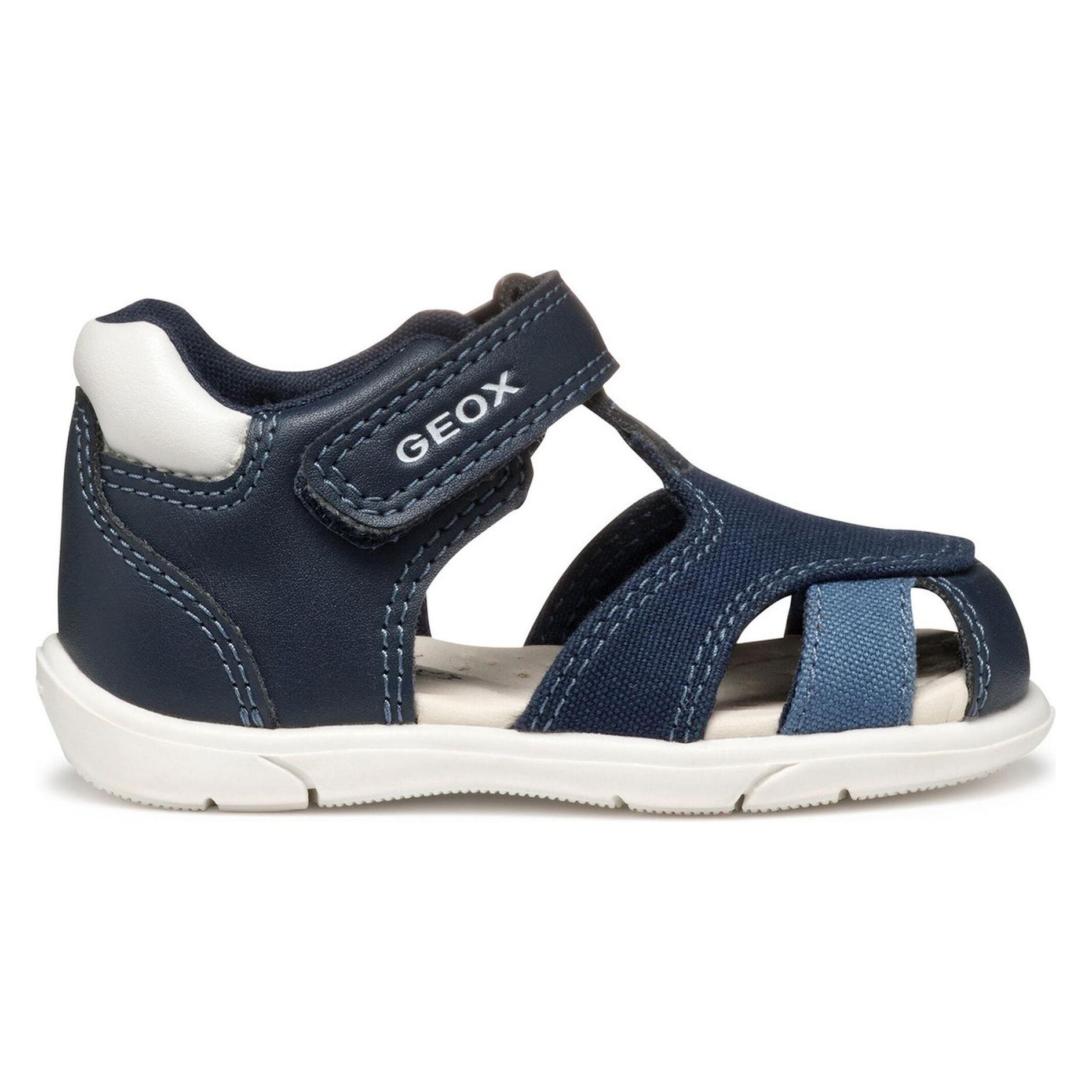 Geox, Jungen, Sandalen, Zapito C, Blau, Weiss, (18)