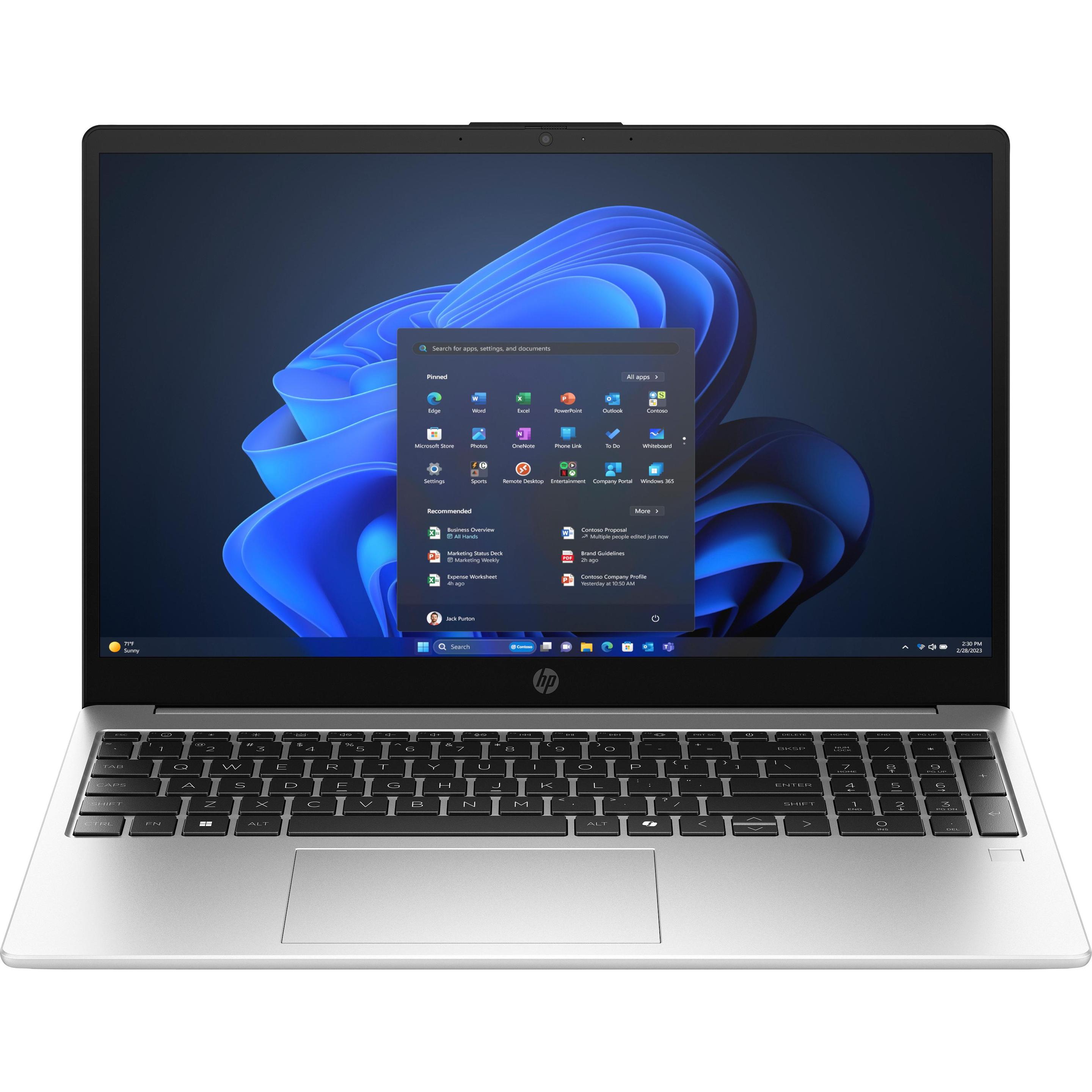 HP 255R G10 (15.60", AMD Ryzen 5 7535U, 16 GB, 512 GB, DE), Notebook, Silber