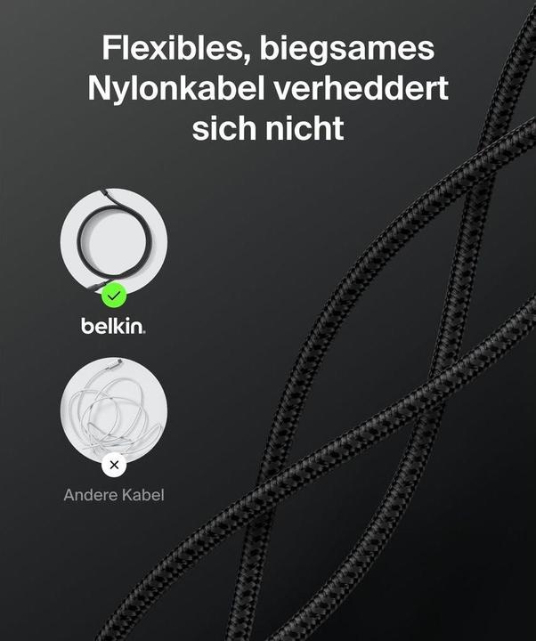 Produktbild Belkin USB C — USB C (3 m, USB 2.0, 240 W)