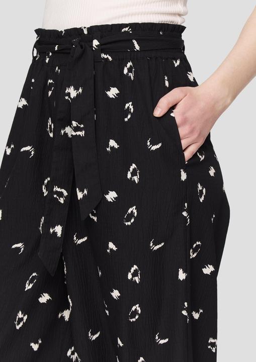 Immagine prodotto s.Oliver Hose Gemusterte Hose mit Bindeband (40)