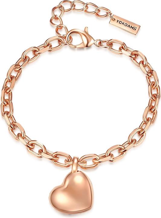 Immagine prodotto Yokoamii Metallo da donna in oro rosa - 30058 (17 cm, Lega metallica)