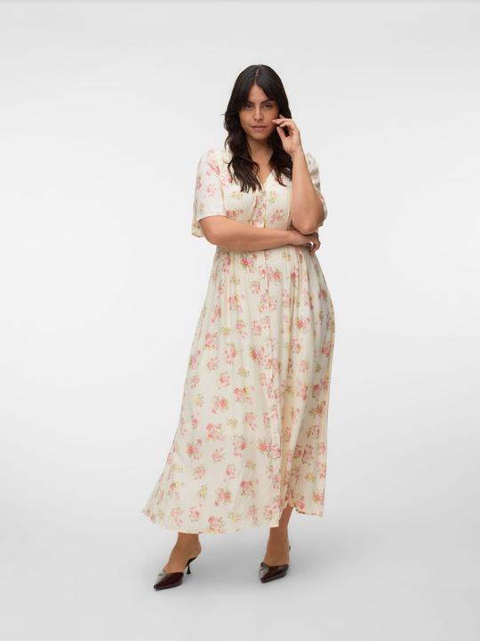 Image du produit Vero Moda VMCBELLA Langes Kleid Gesmoktes Kleid (44)