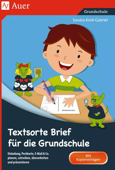 Produktbild Textsorte Brief für die Grundschule (Deutsch, Sandra Kroll-Gabriel, 2024)