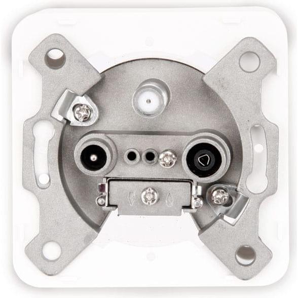 Shiverpeaks S/CONN maximum connectivity Antennensteckdose, BK+SAT, Stich., digi, Sonder., Rück.,DC 1 dB, 3-fach (Antenne...