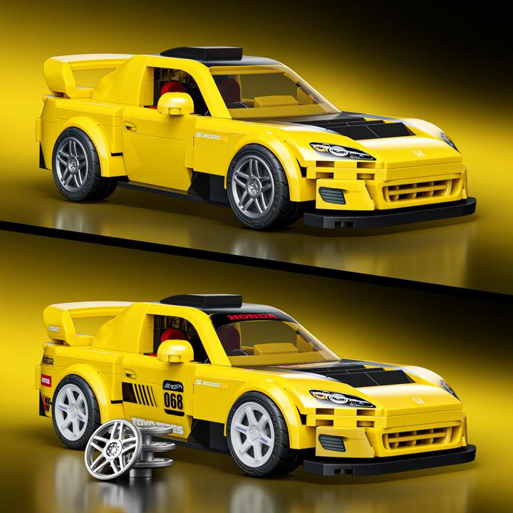 Image du produit Mattel Brick Shop Hot Wheels Speed Honda 1