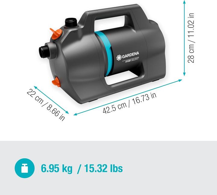 Image du produit Gardena Pompe de jardin Gard 4100 Silent Kit d'aspiration 09052-20 (Pompe de jardin)