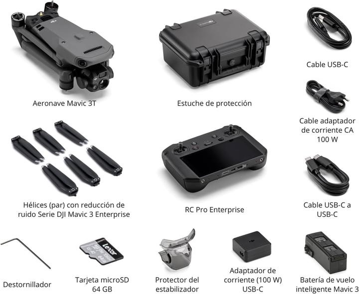 Produktbild DJI Multikopter Mavic 3 Thermal (EU/C2) (920 g, 20 Mpx)