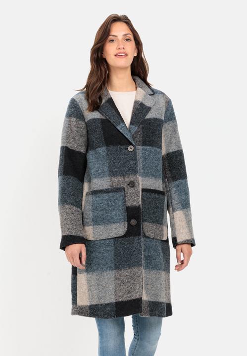 Actual product image Camel Active Knitted coat in checked pattern