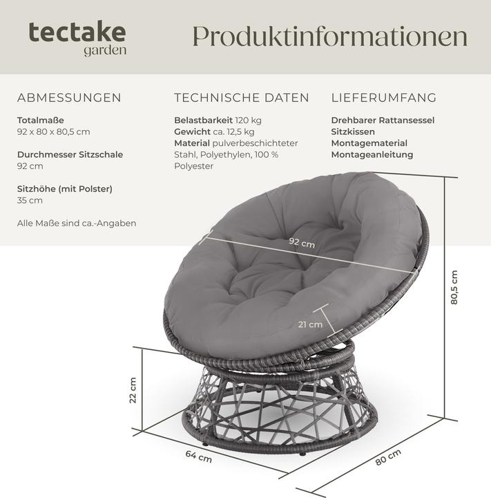 Produktbild tectake Gargano