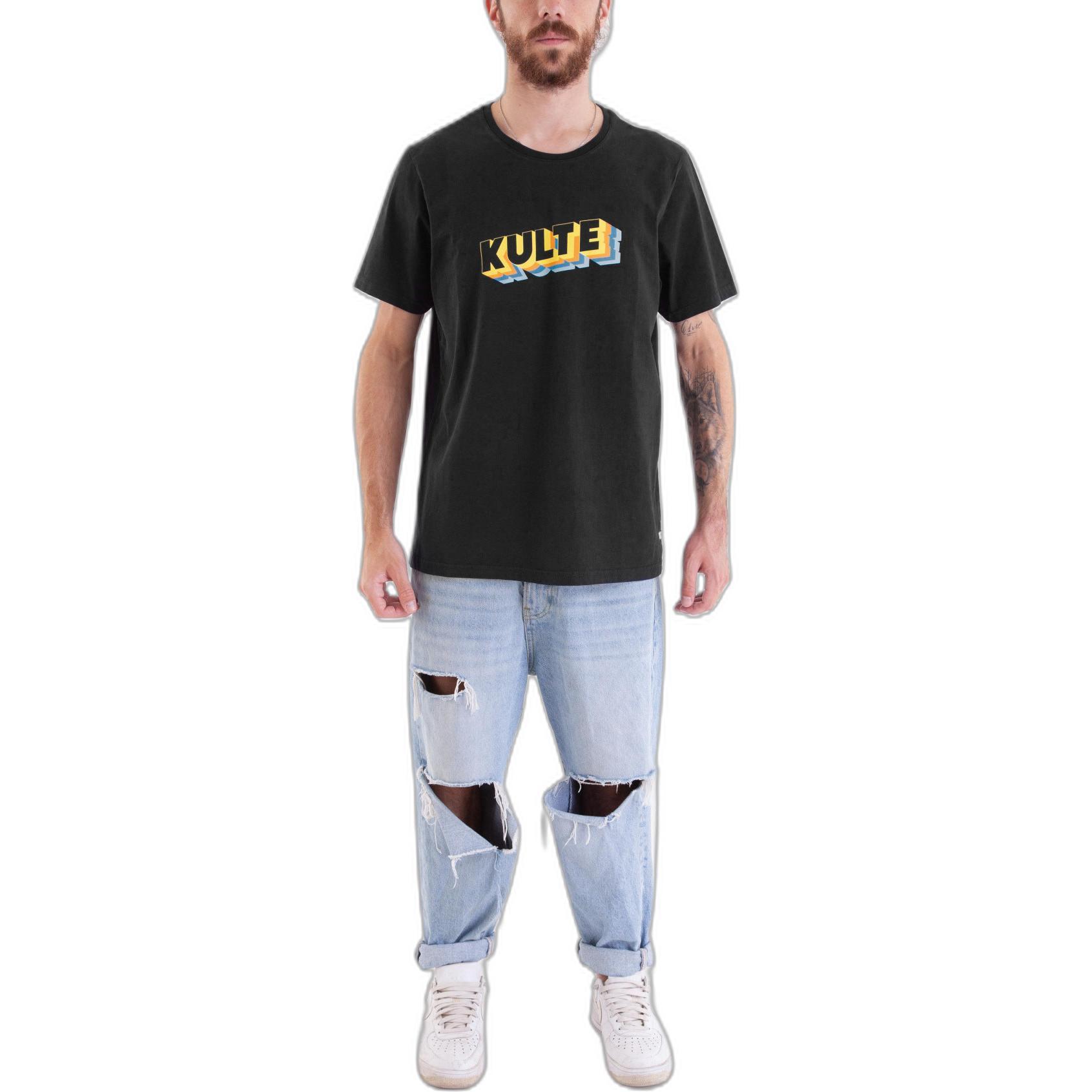 Kulte, Herren, Shirt, t-hirt, Schwarz, (S)