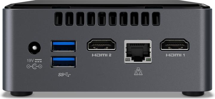 Actual product image Intel NUC NUC7PJYHN without audio codec (Intel Pentium Silver J5005, Intel Pentium Silver J5040)
