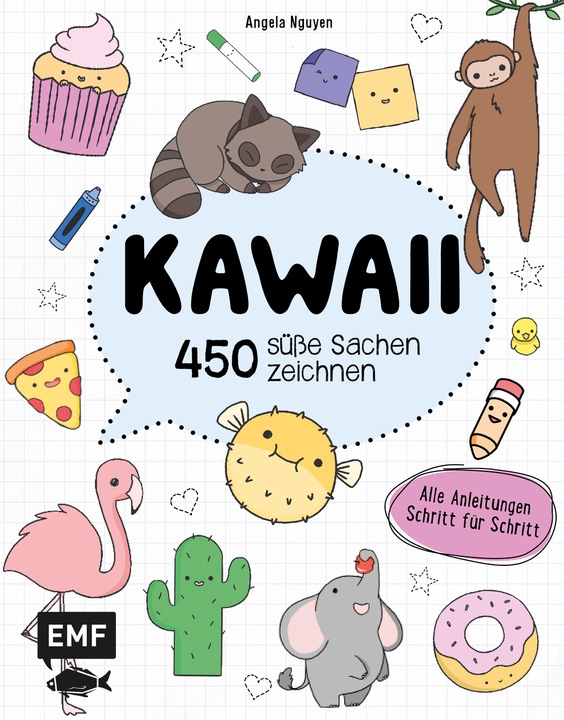 Kawaii 450 süsse Sachen zeichnen (Deutsch, Angela Nguyen, 2018)