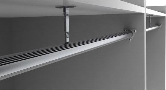 Produktbild LEDsON Montageb?Gel F?R Das Led-Aluminiumprofil 'Alu-Round' - F?R Schrank - Silber