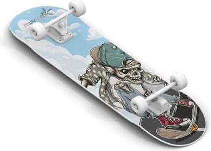 Actual product image Muuwmi compatible skateboard Abec 5 Skull | 540 (21.26")