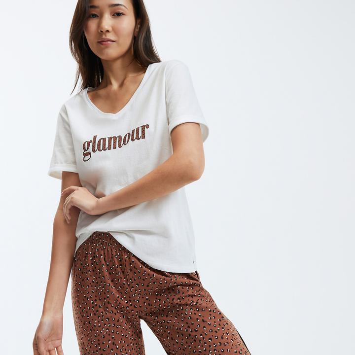 Actual product image La Redoute Collections Pyjamas with animal print (46)